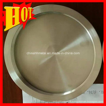 Vente chaude Dia 60 * 45mm Cibles Sputtering Titanium en Stock